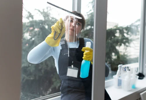Nettoyage de vitres intérieures et extérieures à l'Île-d'Elle